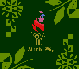 Olympic Summer Games (USA) Title Screen